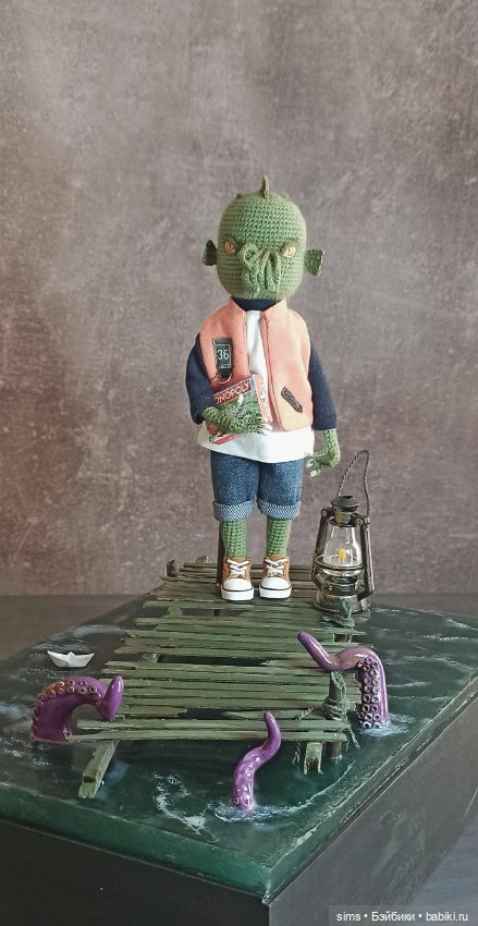 Ктулху Морган — Авторские вязаные куклы: интерьерные (фото 5)