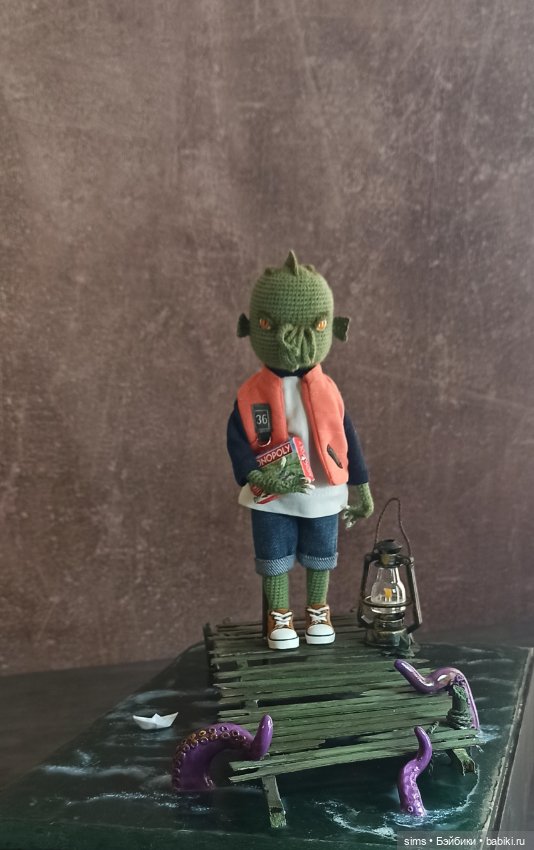 Ктулху Морган — Авторские вязаные куклы: интерьерные (фото 7)