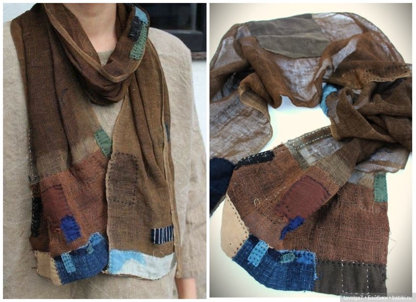 Шарфы в оттенках ранней осени (фото 6)