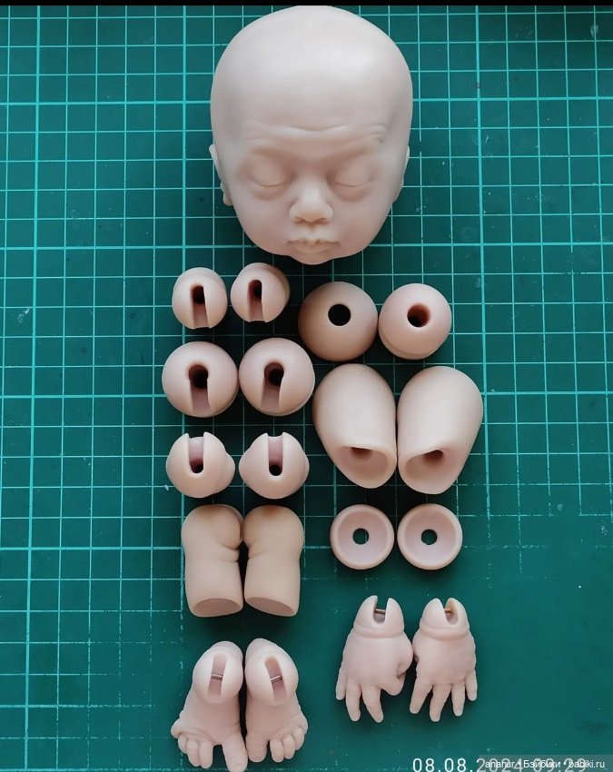 Новая бжд малышка — Лепка авторских кукол: полимерная глина (фото 4)