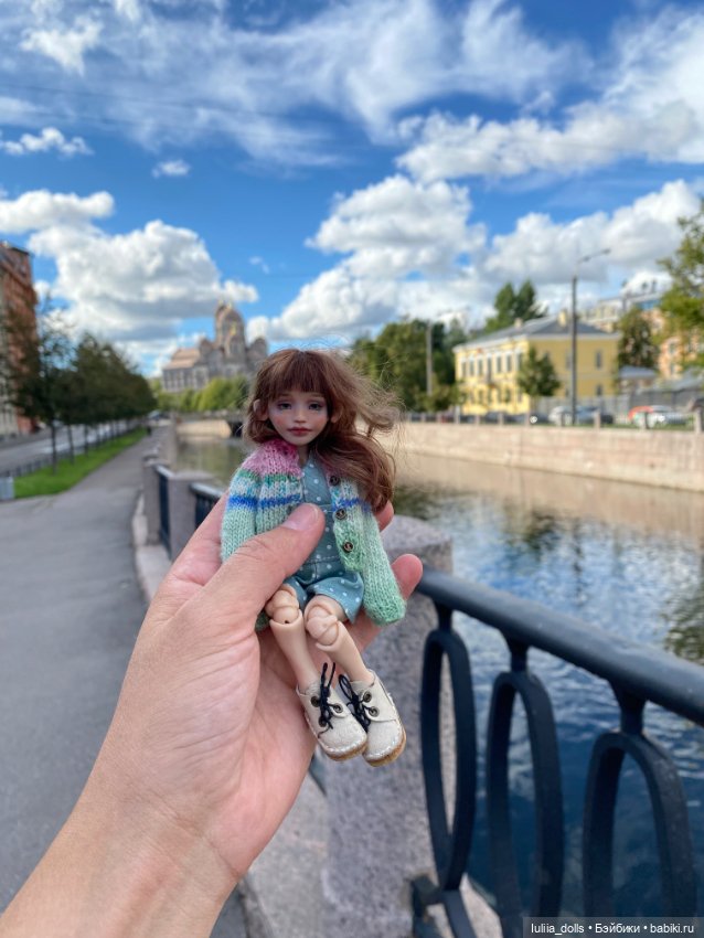 Пики гуляет по Питеру — Домашние фото авторских кукол: личные коллекции (фото 6)