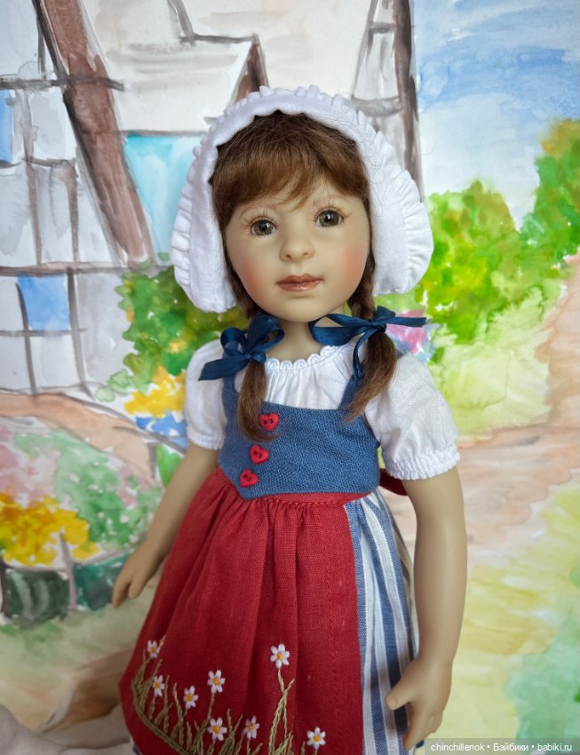 Чудеса случаются :) Ganseliesel со своим гусёнком от Heidi Plusczok (фото 5)