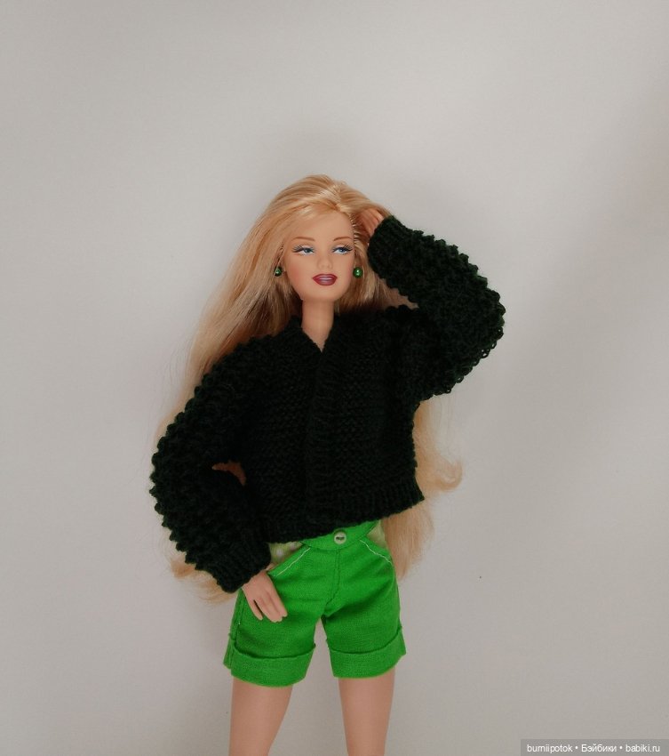 Немного вязаного для моих любимиц Барби и не только (фото 4)