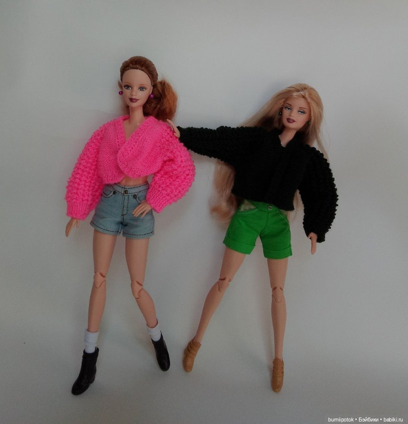 Немного вязаного для моих любимиц Барби и не только (фото 5)