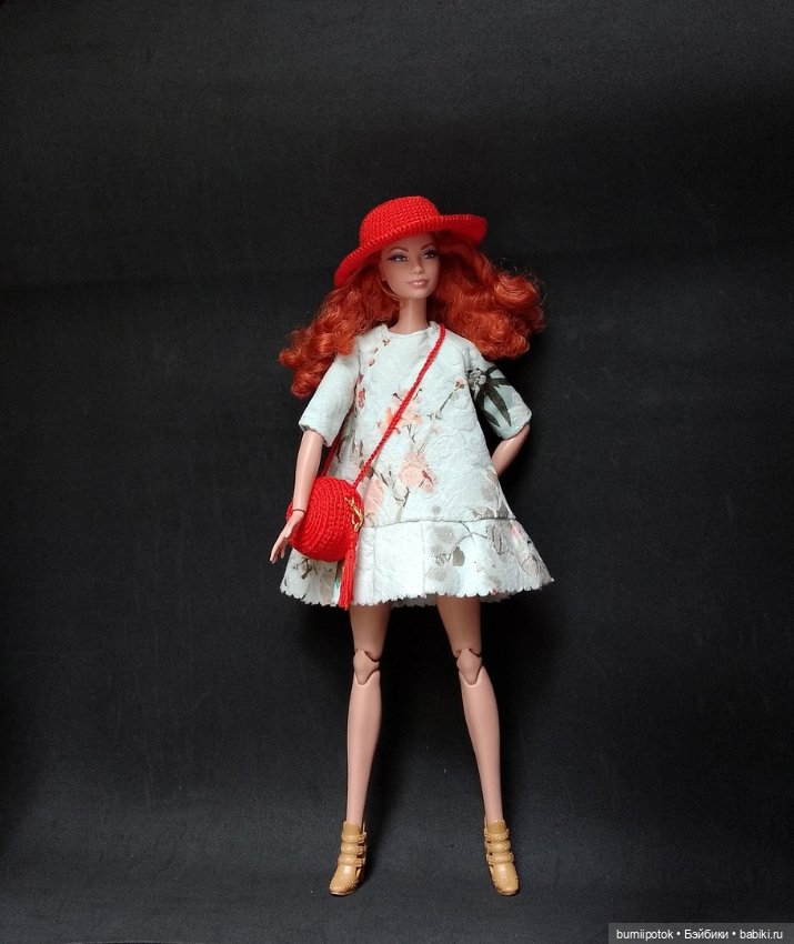 Немного вязаного для моих любимиц Барби и не только