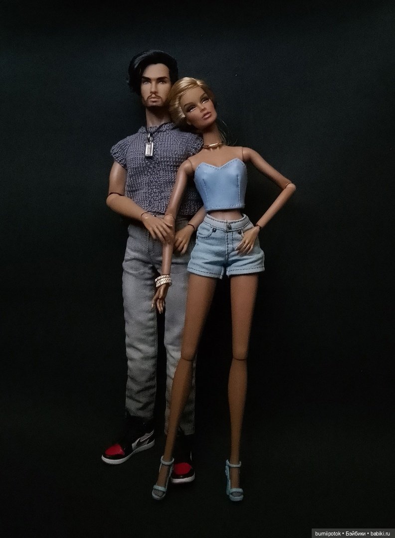 Немного вязаного для моих любимиц Барби и не только