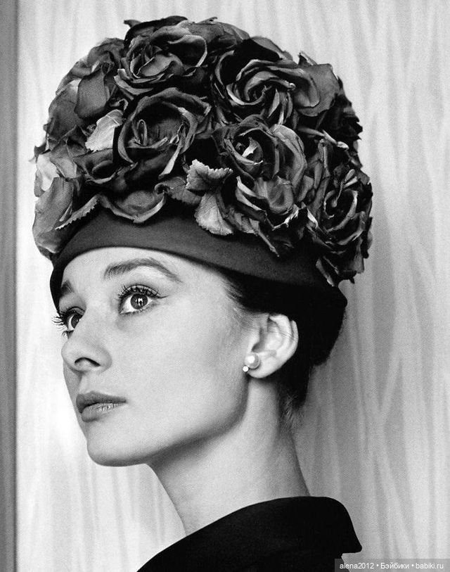 Шляпки 60-х на Одри Хепберн и других моделях