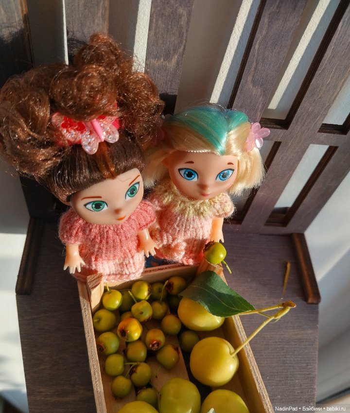 Девочки и ящик для фруктов (фото 6)