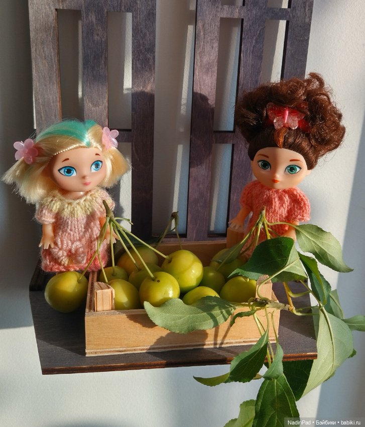 Девочки и ящик для фруктов (фото 10)