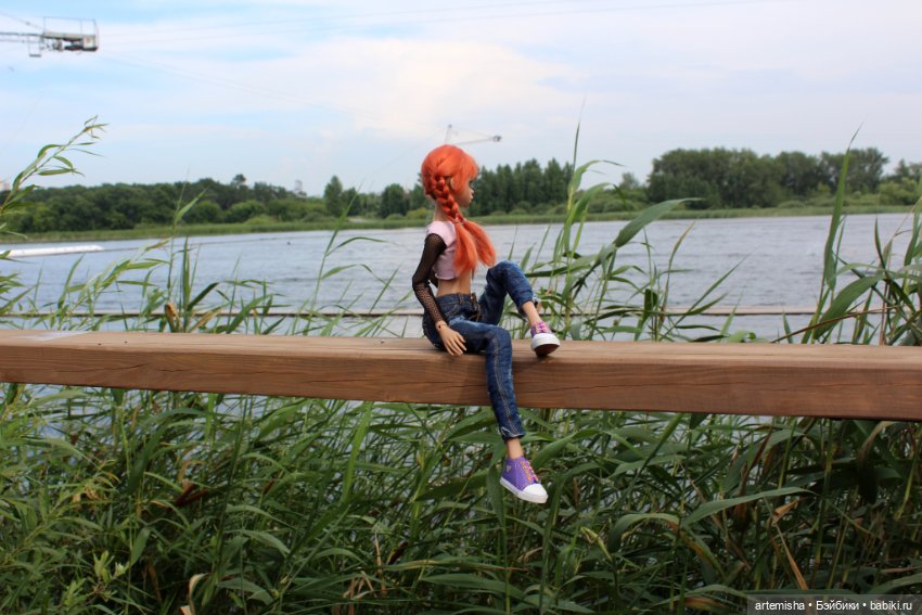 София на прогулке — Куклы Milim Studio (Милим): российские БЖД (фото 6)