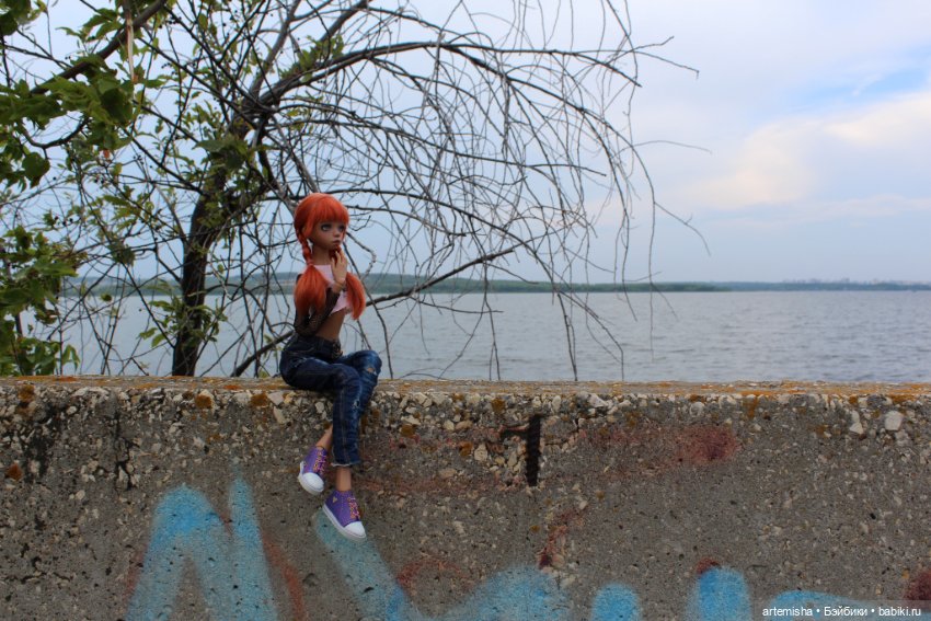 София на прогулке — Куклы Milim Studio (Милим): российские БЖД (фото 9)
