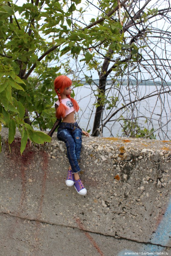 София на прогулке — Куклы Milim Studio (Милим): российские БЖД (фото 7)