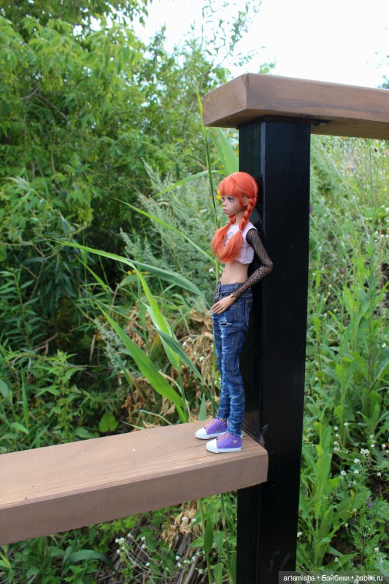 София на прогулке — Куклы Milim Studio (Милим): российские БЖД (фото 2)