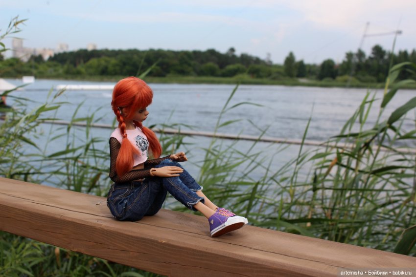 София на прогулке — Куклы Milim Studio (Милим): российские БЖД (фото 5)