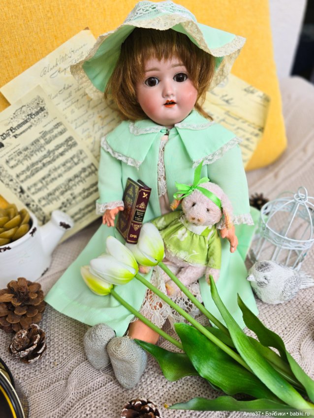 Мечтательница — Антикварные куклы Schoenau & Hoffmeister (Шенау): молд 1909