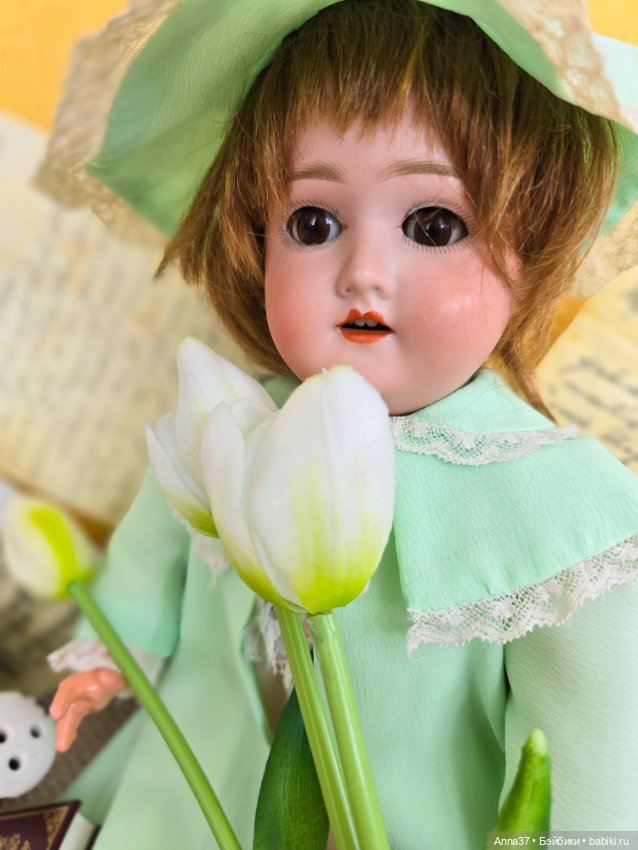 Мечтательница — Антикварные куклы Schoenau & Hoffmeister (Шенау): молд 1909 (фото 7)