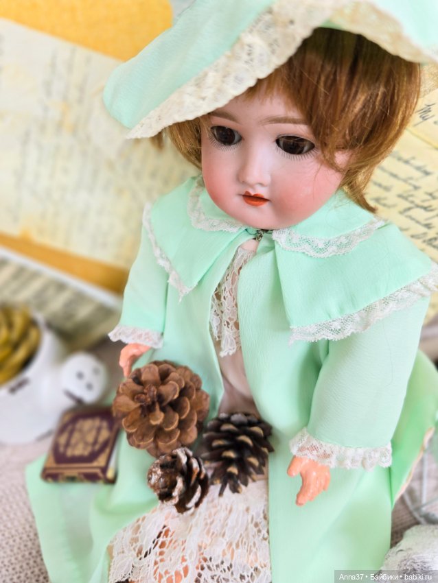 Мечтательница — Антикварные куклы Schoenau & Hoffmeister (Шенау): молд 1909 (фото 8)