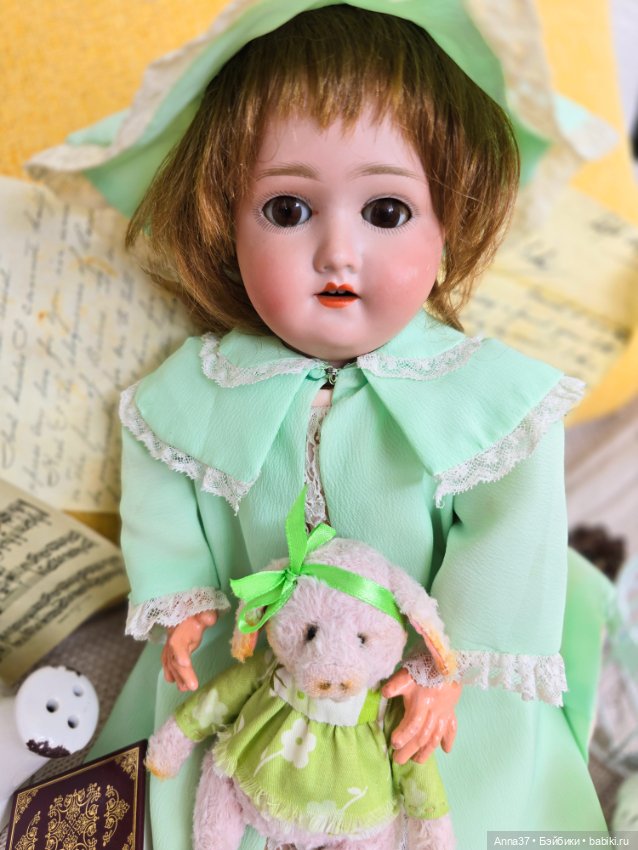 Мечтательница — Антикварные куклы Schoenau & Hoffmeister (Шенау): молд 1909 (фото 10)