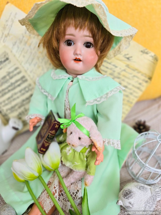 Мечтательница — Антикварные куклы Schoenau & Hoffmeister (Шенау): молд 1909 (фото 3)