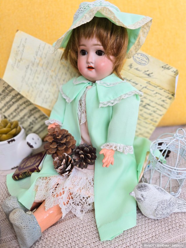 Мечтательница — Антикварные куклы Schoenau & Hoffmeister (Шенау): молд 1909 (фото 9)