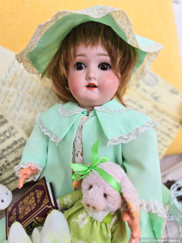 Мечтательница — Антикварные куклы Schoenau & Hoffmeister (Шенау): молд 1909 (фото 6)