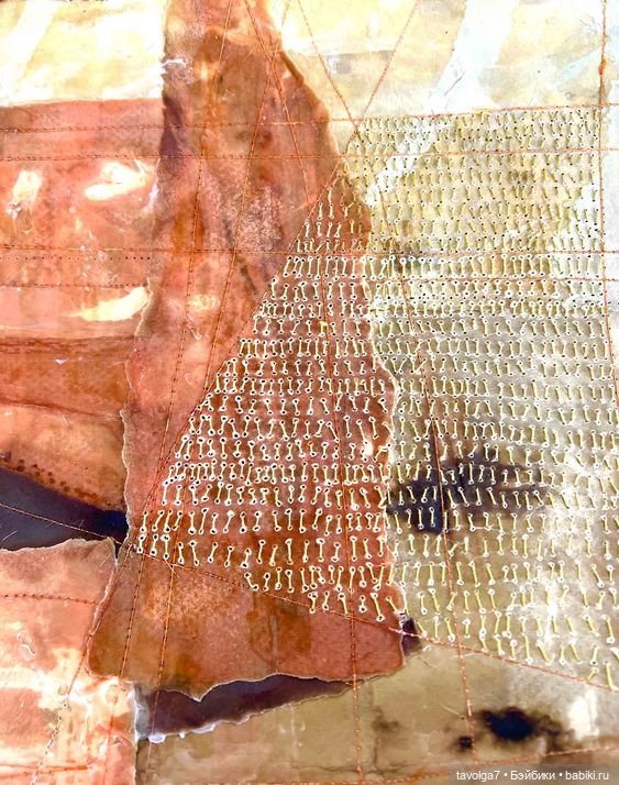 "Зарисовки" в стиле боро — Вышивка крестиком (фото 9)