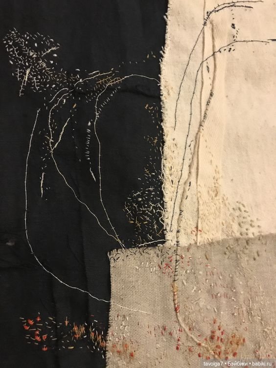 "Зарисовки" в стиле боро — Вышивка крестиком (фото 8)