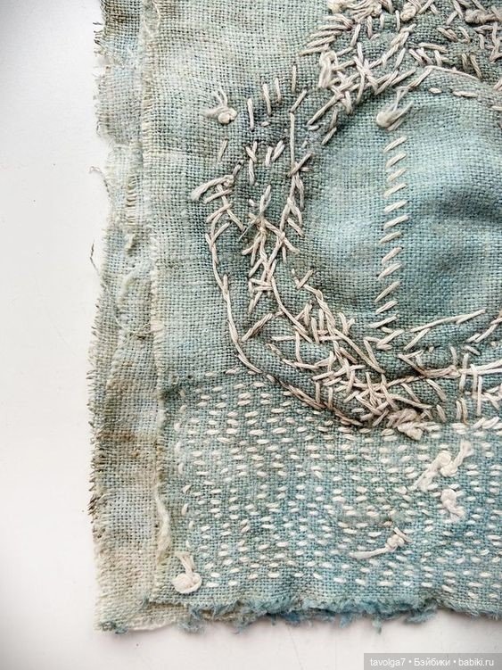 "Зарисовки" в стиле боро — Вышивка крестиком (фото 3)