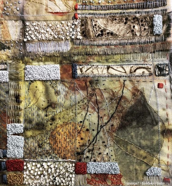 "Зарисовки" в стиле боро — Вышивка крестиком