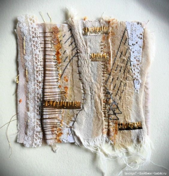 "Зарисовки" в стиле боро — Вышивка крестиком (фото 2)