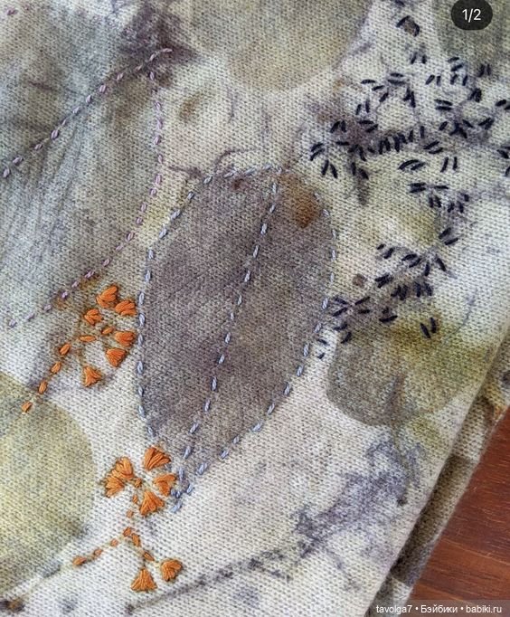 "Зарисовки" в стиле боро — Вышивка крестиком