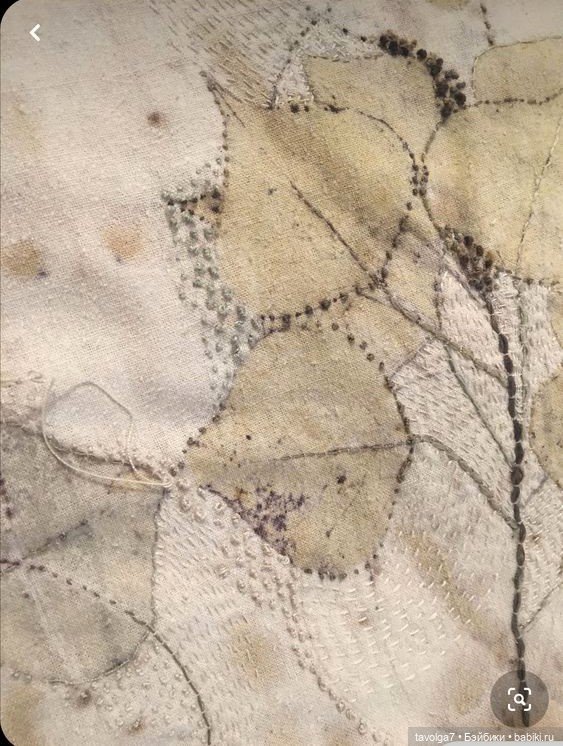 "Зарисовки" в стиле боро — Вышивка крестиком (фото 10)