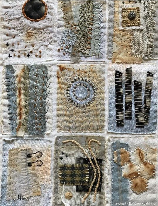 "Зарисовки" в стиле боро — Вышивка крестиком (фото 5)