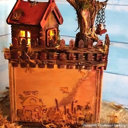 Лесной домик — Авторские игрушки из дерева: резьба (фото 6)