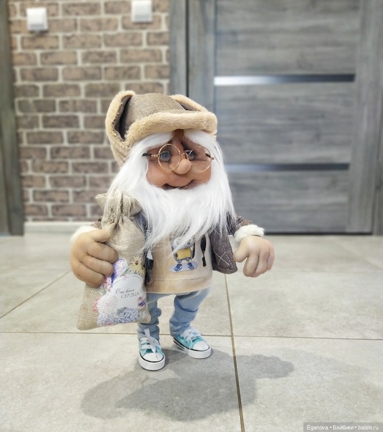 Стиляга домовой — Куклы из капрона и чулочной техники: авторские игрушки