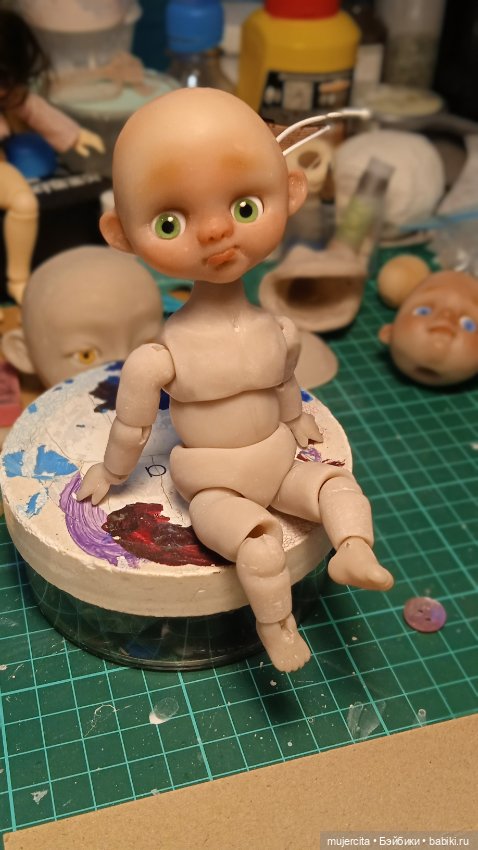 Малюся — Авторские шарнирные куклы своими руками: лепка (фото 2)