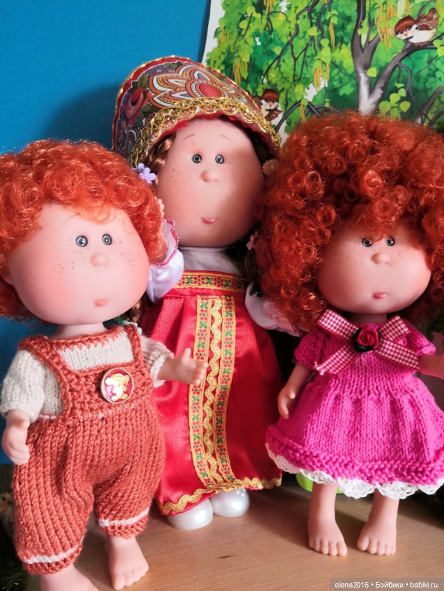 Рыжая малышня — Испанские куклы (разное): Vestida de Azul