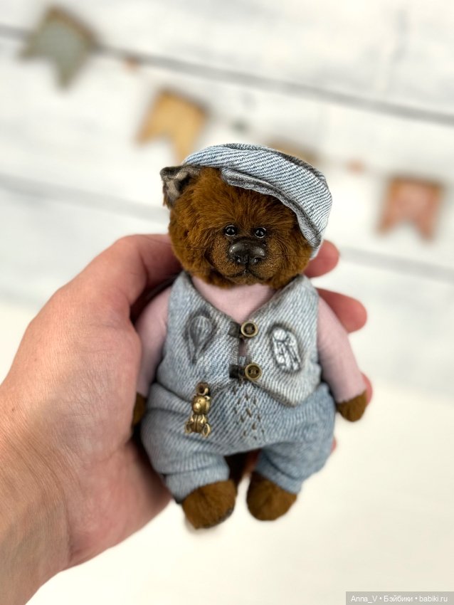 Тедди котик Фил — Авторские мишки Тедди и друзья: фото (фото 2)