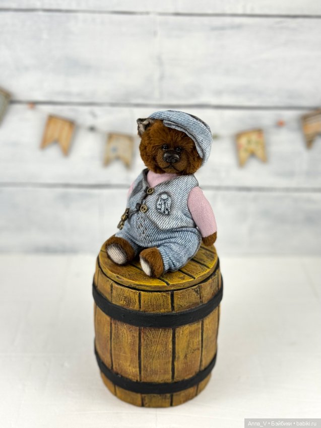 Тедди котик Фил — Авторские мишки Тедди и друзья: фото (фото 6)