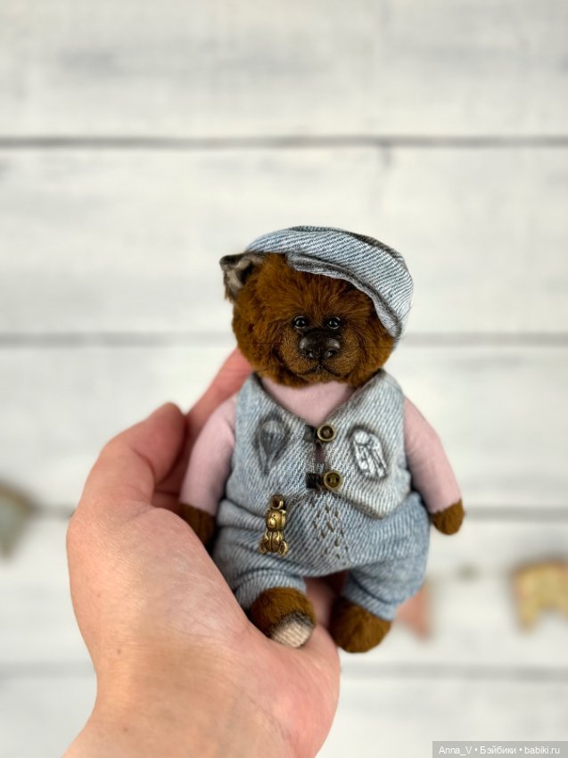 Тедди котик Фил — Авторские мишки Тедди и друзья: фото