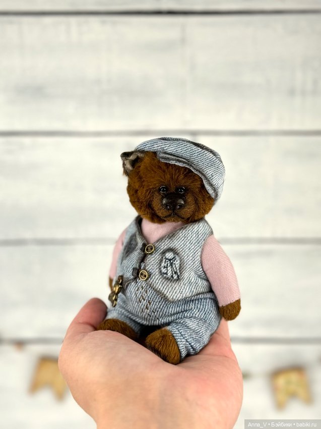 Тедди котик Фил — Авторские мишки Тедди и друзья: фото (фото 4)