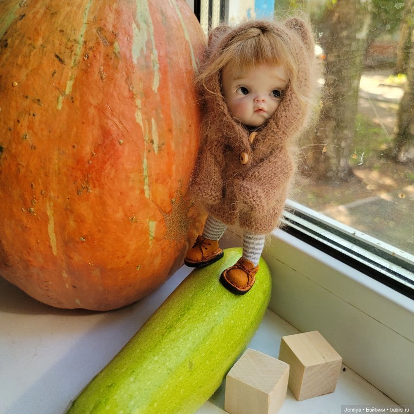 Скоро осень?🍂 🎃 — Куклы и тела Obitsu 11 (Ob11): гибриды (фото 4)