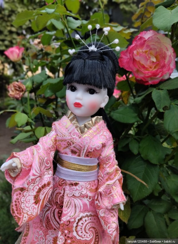 Гейша. Самая необычная кукла моей коллекции (фото 3)