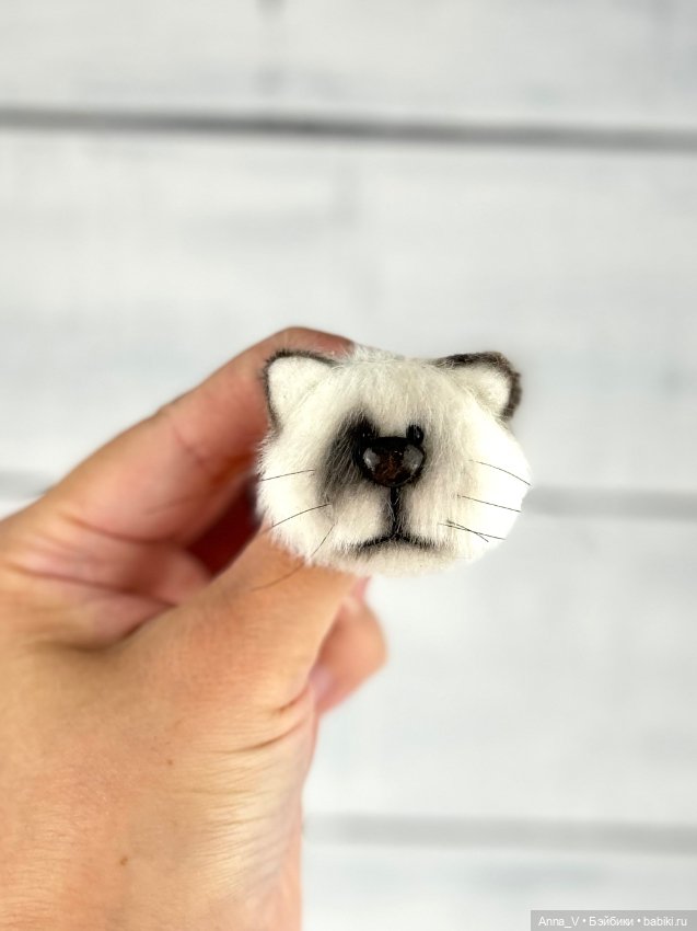 Брошечки котики — Авторские мишки Тедди и друзья: фото (фото 4)