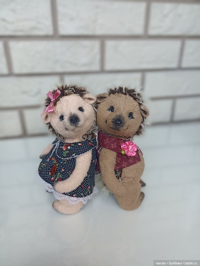 Ежики Тедди — Авторские мишки Тедди и друзья: фото