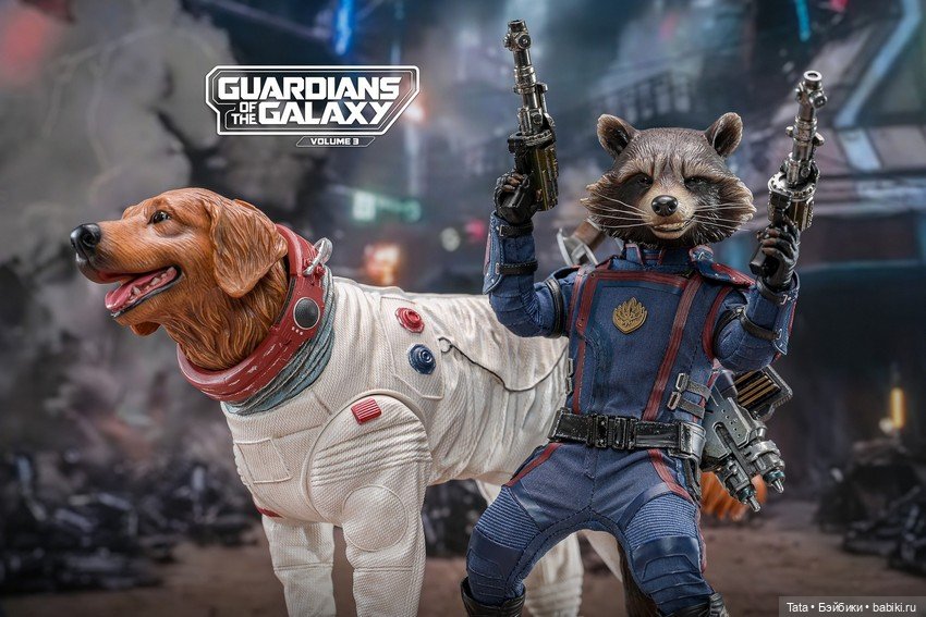 Сет фигурок Ракеты и Космо - Hot Toys (фото 8)