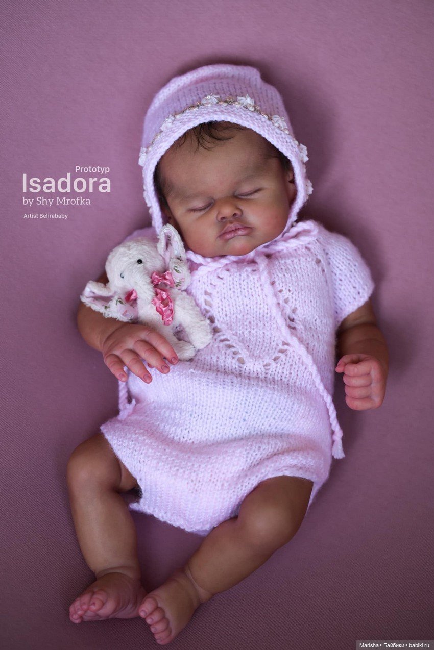 Isadora скульптора Shi Mrofka, автор прототипа Belirababy Reborn