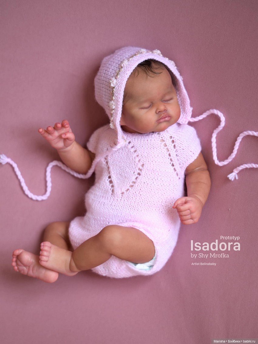 Isadora скульптора Shi Mrofka, автор прототипа Belirababy Reborn