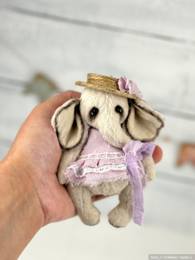 Тедди слоник Габи — Авторские мишки Тедди и друзья: фото