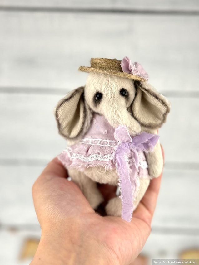 Тедди слоник Габи — Авторские мишки Тедди и друзья: фото (фото 2)